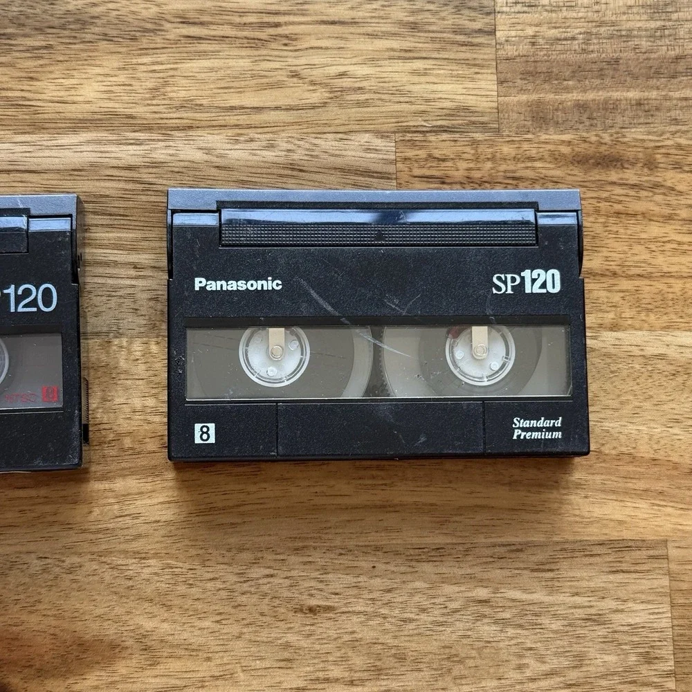 Maxell 8mm GX-MP 120 Sony MP120 Panasonic SP120 Video Tapes High Quality 3 Ct